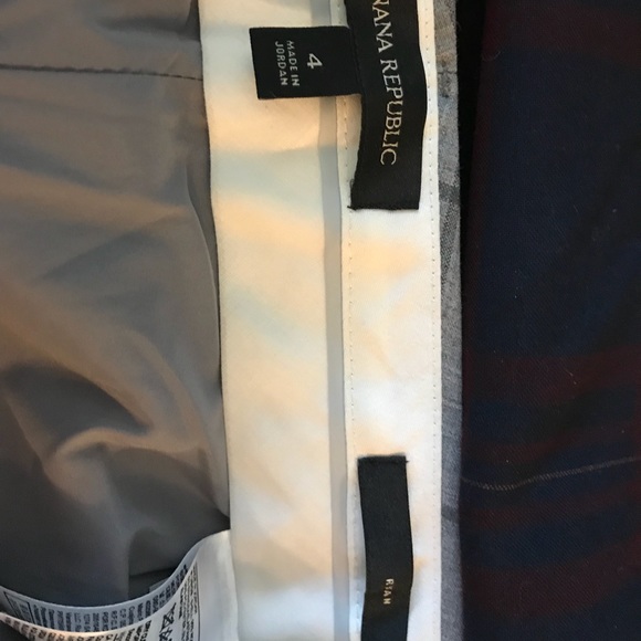 Grey plaid suit pants - Picture 5 of 5